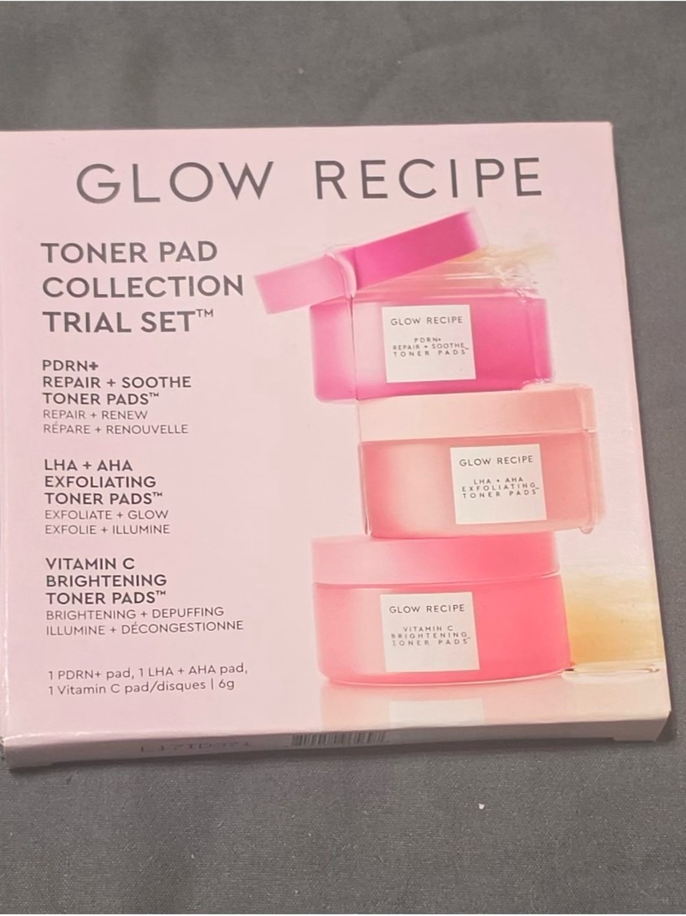 Glow Recipe Pink Toner Pad Trio Set